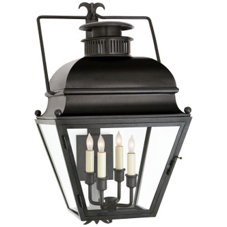Visual Comfort Signature - CHO 2216AI-CG - Four Light Wall Lantern - Holborn - Aged Iron