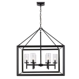 Smyth Six Light Chandelier (2073-6 BLK-CLR) Smyth Six Light Chandelier (2073-6 BLK-CLR)