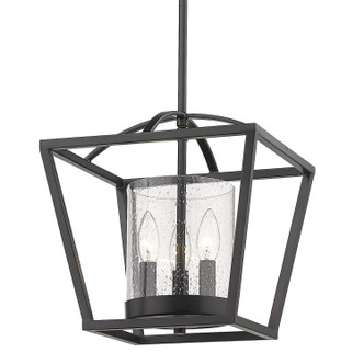 Golden - 4309-M3 BLK-BLK-SD - Three Light Mini Chandelier - Mercer - Matte Black Golden - 4309-M3 BLK-BLK-SD - Three Light Mini Chandelier - Mercer - Matte Black