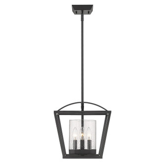 Mercer Three Light Mini Chandelier (4309-M3 BLK-BLK-SD) Mercer Three Light Mini Chandelier (4309-M3 BLK-BLK-SD)