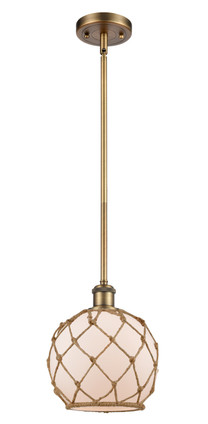 manufacturer_finish:Antique Brass|manufacturer_glass:White Glass with Brown Rope|light_output:220.00lm|color_temperature:2200K|cri:99