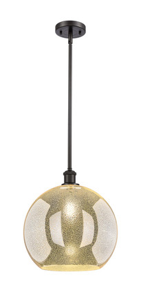 Innovations - 516-1S-OB-G128-14 - One Light Pendant - Ballston - Oil Rubbed Bronze