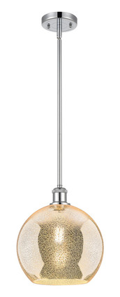 Innovations - 516-1S-PC-G128-10 - One Light Mini Pendant - Ballston - Polished Chrome