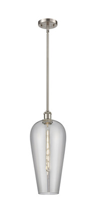 Innovations - 516-1S-SN-G456-8SM - One Light Mini Pendant - Ballston - Brushed Satin Nickel