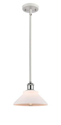 Innovations - 516-1S-WPC-G131 - One Light Mini Pendant - Ballston - White Polished Chrome