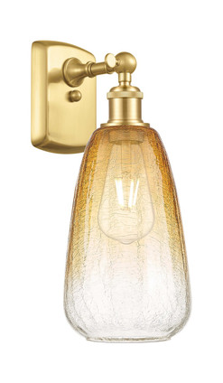 Innovations - 516-1W-SG-G480-6AM - One Light Wall Sconce - Ballston - Satin Gold