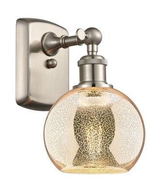 Innovations - 516-1W-SN-G128-6 - One Light Wall Sconce - Ballston - Brushed Satin Nickel