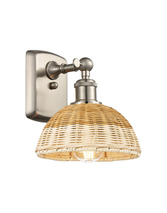 Innovations - 516-1W-SN-NBD2-75-NAT - One Light Wall Sconce - Ballston - Brushed Satin Nickel