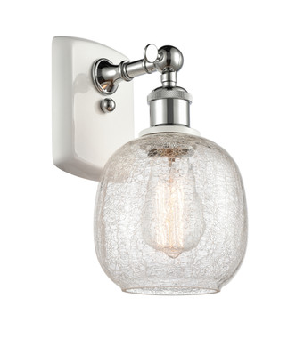 Innovations - 516-1W-WPC-G105 - One Light Wall Sconce - Ballston - White Polished Chrome