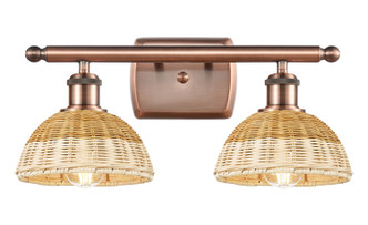 Innovations - 516-2W-AC-NBD2-75-NAT - Two Light Bath Vanity - Ballston - Antique Copper