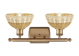 Ballston Two Light Bath Vanity (516-2W-BB-NBD2-75-NAT)