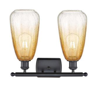 Ballston Two Light Bath Vanity (516-2W-BK-G480-6AM)