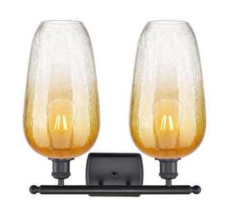 Ballston Two Light Bath Vanity (516-2W-BK-G484-7AM)