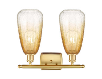 Ballston Two Light Bath Vanity (516-2W-SG-G480-6AM)