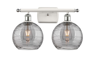 Innovations - 516-2W-WPC-G1213-8SM - Two Light Bath Vanity - Ballston - White Polished Chrome