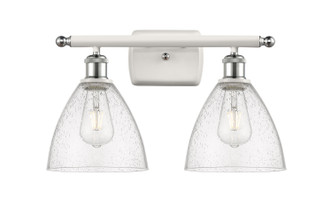 Innovations - 516-2W-WPC-GBD-754 - Two Light Bath Vanity - Ballston - White Polished Chrome