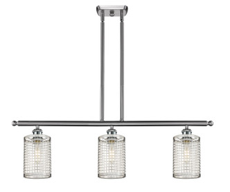 Innovations - 516-3I-SN-M18-SN - LED Pendant - Downtown Urban - Satin Nickel
