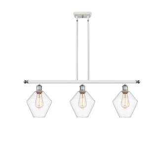 Innovations - 516-3I-WPC-G652-8 - Three Light Island Pendant - Ballston - White Polished Chrome