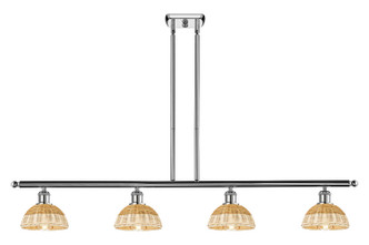 Innovations - 516-4I-PC-NBD2-75-NAT - Four Light Island Pendant - Ballston - Polished Chrome