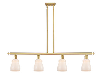 Innovations - 516-4I-SG-G391 - Four Light Island Pendant - Ballston - Satin Gold