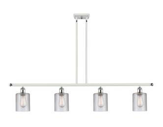 Innovations - 516-4I-WPC-G112 - Four Light Island Pendant - Ballston - White Polished Chrome