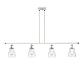 Innovations - 516-4I-WPC-G394-LED - LED Island Pendant - Ballston - White Polished Chrome