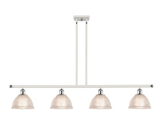 Innovations - 516-4I-WPC-G422-LED - LED Island Pendant - Ballston - White Polished Chrome
