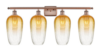 Innovations - 516-4W-AC-G484-7AM - Four Light Bath Vanity - Ballston - Antique Copper