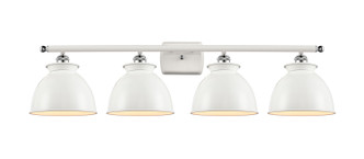 Innovations - 516-4W-WPC-M14-W - Four Light Bath Vanity - Ballston - White Polished Chrome