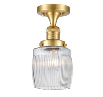 Innovations - 517-1CH-SG-G302 - One Light Semi-Flush Mount - Franklin Restoration - Satin Gold