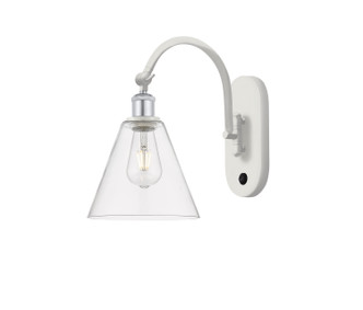 Innovations - 518-1W-WPC-GBC-82 - One Light Wall Sconce - Ballston - White Polished Chrome