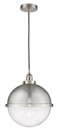 Innovations - 616-1PH-SN-HFS-124-SN - One Light Pendant - Edison - Brushed Satin Nickel