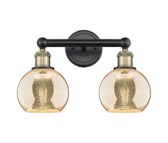Innovations - 616-2W-BAB-G128-6 - Two Light Bath Vanity - Edison - Black Antique Brass