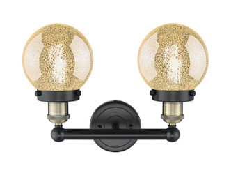 Edison Two Light Bath Vanity (616-2W-BAB-G208-8)