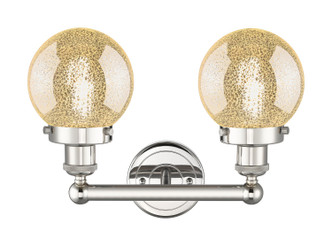 Edison Two Light Bath Vanity (616-2W-PN-G208-6)