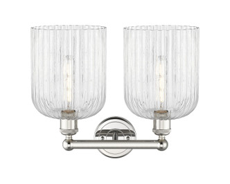 Edison Two Light Bath Vanity (616-2W-PN-G559-8CL)