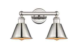 Innovations - 616-2W-PN-M8-PN - Two Light Bath Vanity - Edison - Polished Nickel
