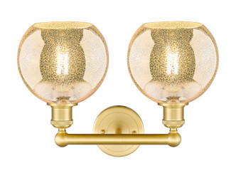 Edison Two Light Bath Vanity (616-2W-SG-G128-8)