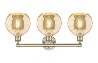 Edison Three Light Bath Vanity (616-3W-AB-G128-8)