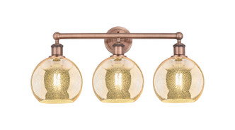 Innovations - 616-3W-AC-G128-8 - Three Light Bath Vanity - Edison - Antique Copper