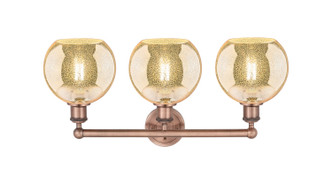 Edison Three Light Bath Vanity (616-3W-AC-G128-8)