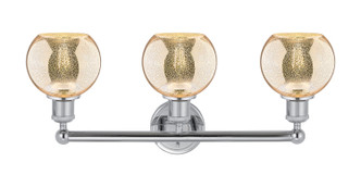Edison Three Light Bath Vanity (616-3W-PC-G128-6)
