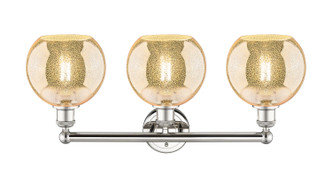 Edison Three Light Bath Vanity (616-3W-PN-G128-8)
