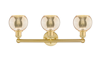 Edison Three Light Bath Vanity (616-3W-SG-G128-6)