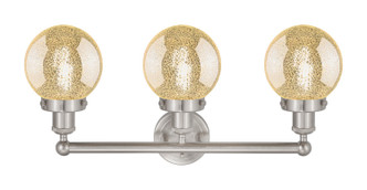 Edison Three Light Bath Vanity (616-3W-SN-G208-6)