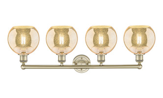 Edison Four Light Bath Vanity (616-4W-AB-G128-8)