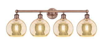 Innovations - 616-4W-AC-G128-8 - Four Light Bath Vanity - Edison - Antique Copper
