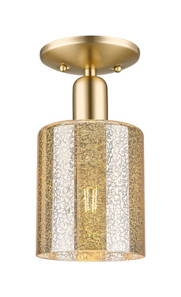 Innovations - 716-1C-CB-G116 - One Light Semi-Flush Mount - Arcadia - Champagne Bronze