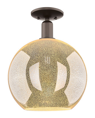 Innovations - 716-1C-OB-G128-12 - One Light Semi-Flush Mount - Arcadia - Oil Rubbed Bronze