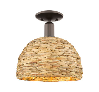 Innovations - 716-1C-OB-RBD-12-NAT - One Light Semi-Flush Mount - Arcadia - Oil Rubbed Bronze